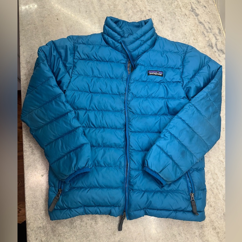 Patagonia Kids' Blue and Black Jacket